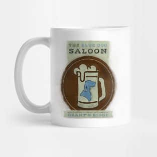 The Blue Dog Saloon (Weathered Logo) Mug